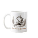 Meet Me In Wonderland (Mad Hatter Running) mugs
