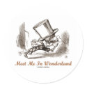 Meet Me In Wonderland (Mad Hatter Running) stickers