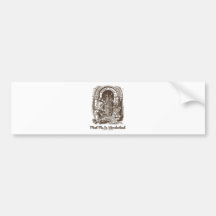Meet Me In Wonderland Queen Alice Frog Doorway Bumper Sticker
