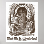 Meet Me In Wonderland Queen Alice Frog Doorway Print