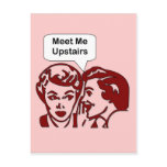 "Meet Me Upstairs" Post Card