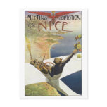 Meeting Aviation Nice Travel Poster Postcards