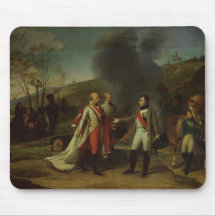 Meeting between Napoleon I & Francis I Mousepad