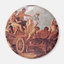 Meeting Of Bacchus And Ariadne By Ricci Sebastiano Fridge Magnet
