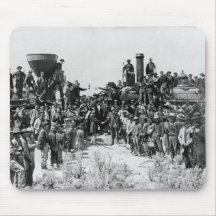 Meeting of the Rails - Promontory Point Utah 1869 Mouse Pad