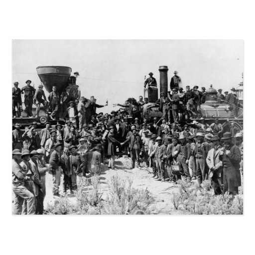 Meeting of the Rails - Promontory Point Utah 1869 Post Cards
