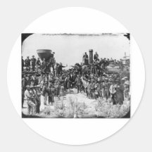 Meeting of the Rails - Promontory Point Utah 1869 Stickers