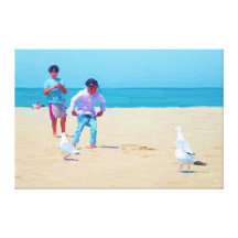 meeuwen. Door FransJonker. Canvas Prints