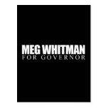 Meg Whitman for Governor 2010 Postcard