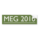 Meg Whitman For Governor bumper stickers