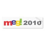 Meg Whitman For Governor bumper stickers