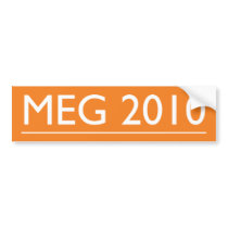 Meg Whitman For Governor Bumper Sticker