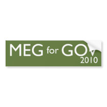 Meg Whitman For Governor Bumper Stickers