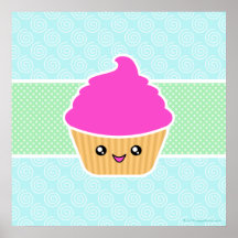 Mega Kawaii Giant Cupcake Poster