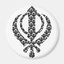 Mega Khanda Refrigerator Magnets