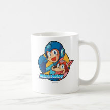 Mega Man & Rush Coffee Mugs
