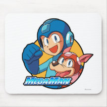 Mega Man & Rush Mousepad