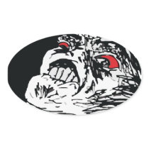 Mega Rage Oval Sticker