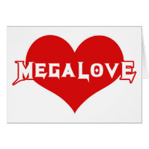 Megalove Metal Valentines Day Greeting Card