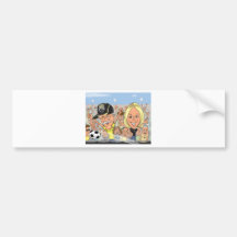 Megan-Caricature Bumper Sticker