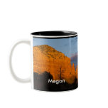 Megan on Moonrise Glowing Red Rock Mug