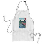 Megane Bridge at otani by Utagawa,Hiroshige Apron
