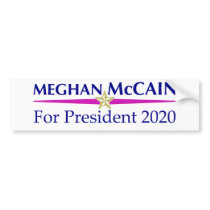 meghan_mccain_pres_2020 bumper sticker