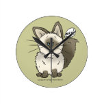 Meh Cat Wall Clock