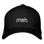 meh embroidered baseball caps