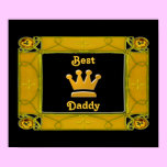 Meilleure affiche d'or de papa affiches