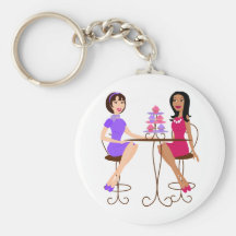 Meilleurs amis et petits gâteaux ! porte-clef