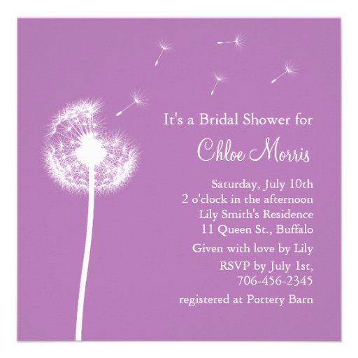 Meilleurs voeux ! Invitation nuptiale de douche (p
