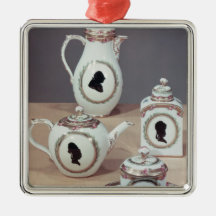 Meissen tea service christmas ornaments