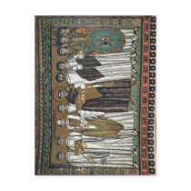 Meister von San Vitale in Ravenna Chormosaiken in  Postcards