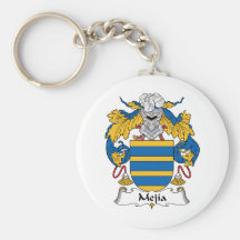 Mejia Family Crest Keychain