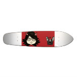 Mel & Blossom Cartoons- Old School Skateboard