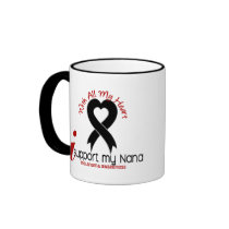 Melanoma I Support My Nana Mugs