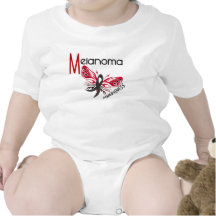 Melanoma / Skin Cancer BUTTERFLY 3.1 Tees
