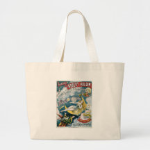 Melies ~ French Magician Vintage Magic Act Tote Bag