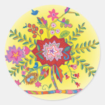 'Melinda' Round Sticker