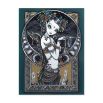 "Melita" Goth Tribal Fusion Dancer Angel Postcard