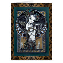 "Melita" Gothic Tribal Fusion Dancer Art Card