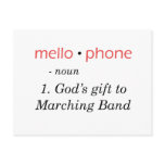 Mellophone - God's Gift to Band Post Cards