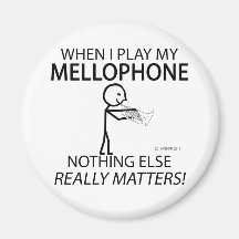 Mellophone Nothing Else Matters Refrigerator Magnet