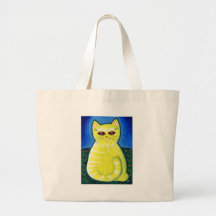 Mellow Cat Tote Bags