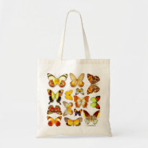 Mellow Yellow Butterfly Bag by S Ambrose