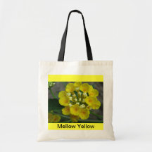 Mellow Yellow Tote Canvas Bags