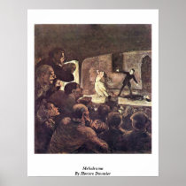 Melodrama By Honore Daumier Poster