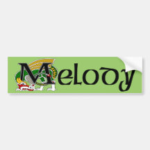 Melody Celtic Dragon Bumper Sticker