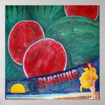 Melon Blushing Plakat